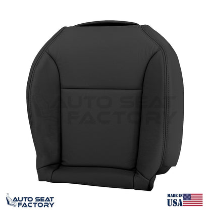 Black Vinyl PASSENGER Seat Cover Fits Saab 9-3 CONVERTIBLE 2004 - 2009 - OEM-Style Replacement Seat Cover