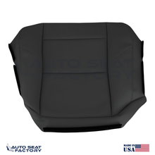 Fits 2007 - 2010 Volvo C70 Front PASSENGER Bottom Black Leather Seat Cover - OEM-Style Replacement Seat Cover