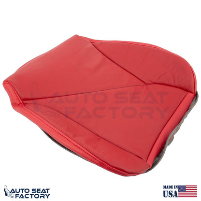 Fits 1996 Chevy Corvette PASSENGER Side Bottom Red Vinyl Seat Cover - OEM-Style Replacement Seat Cover