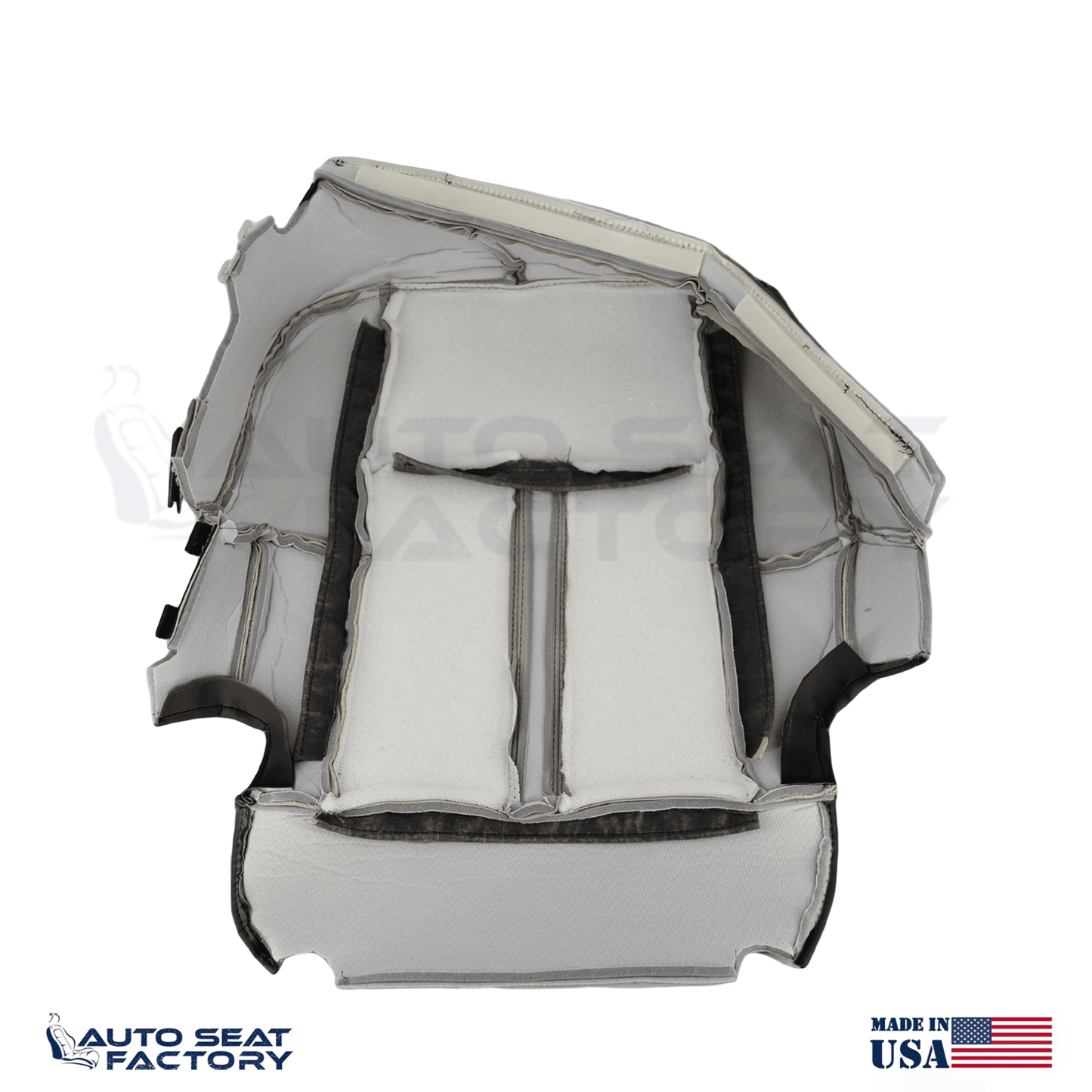 Fits 2010 - 2019 Lincoln MKT Driver Bottom Black Vinyl Seat Cover, Perforated - OEM-Style Replacement Seat Cover