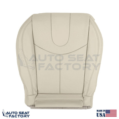 2009 - 2013 Fits Infiniti G37 CONVERTIBLE Driver 2PC Tan Vinyl Seat Cover, Perf. - OEM-Style Replacement Seat Cover