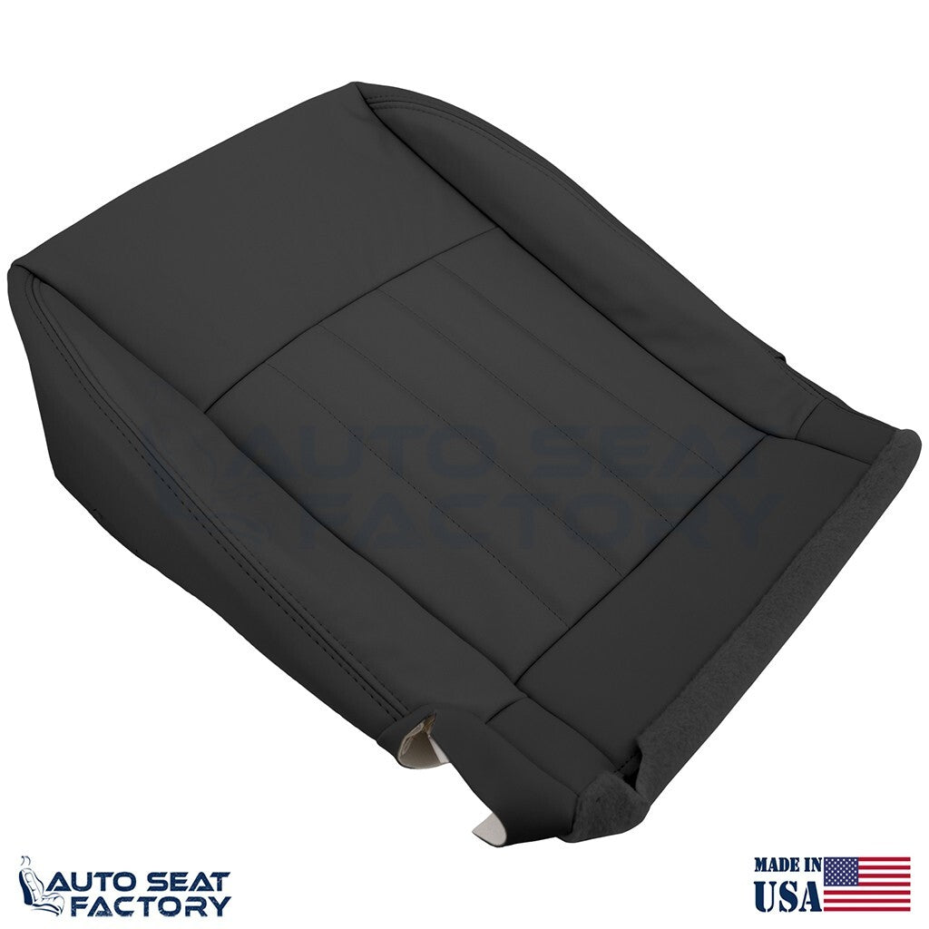 2014 - 2017 Fits Infiniti QX50 LEFT & RIGHT Bottom Black Vinyl Seat Covers - OEM-Style Replacement Seat Cover