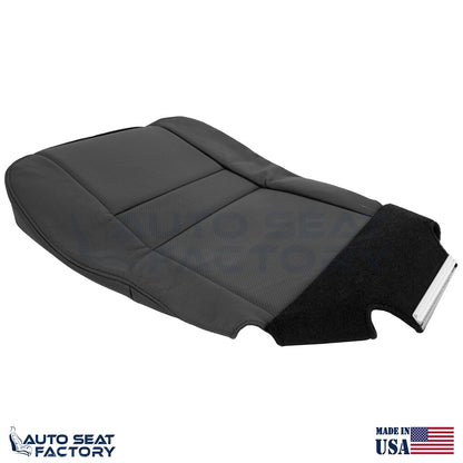 Fits 2006 2007 Chevy Monte Carlo PASSENGER Driver Perf. Black Vinyl Seat Cover - OEM-Style Replacement Seat Cover