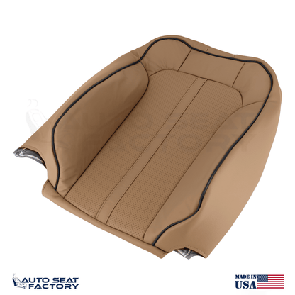 2011 - 2015 Lincoln MKX Perforated Driver Side Top Canyon Vinyl Seat Cover - OEM-Style Replacement Seat Cover