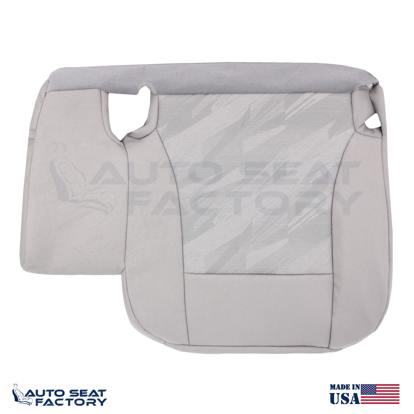2004 2005 2006 Chevy Colorado Front Driver Split Bench 60 Gray Cloth Seat Cover - OEM-Style Replacement Seat Cover