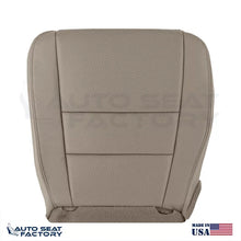 Fits 2007 - 2014 Honda Ridgeline Driver Bottom Perforated Tan Vinyl Seat Cover - OEM-Style Replacement Seat Cover