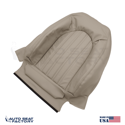 2001 -2005 Fits Jaguar XK8 XKR Driver & Passenger SDC Coffee Leather Seat Covers - OEM-Style Replacement Seat Cover