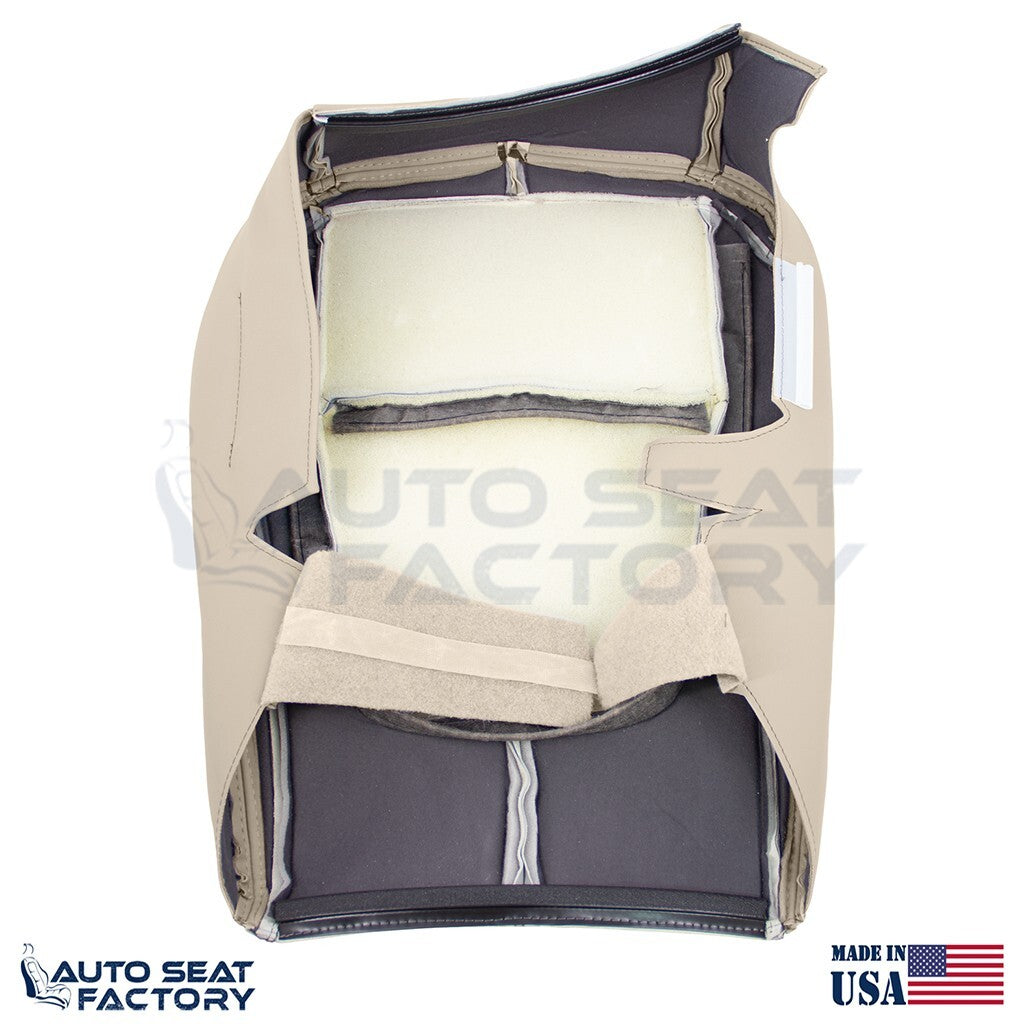 2009 - 2015 Fits Jaguar XF X2 Lower LEFT & RIGHT Tan Vinyl Seat Covers, Perf - OEM-Style Replacement Seat Cover