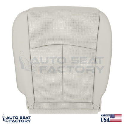 2014 - 2020 Fits Infiniti Q50 LEFT & RIGHT Bottom Gray Vinyl Seat Covers, PERF. - OEM-Style Replacement Seat Cover