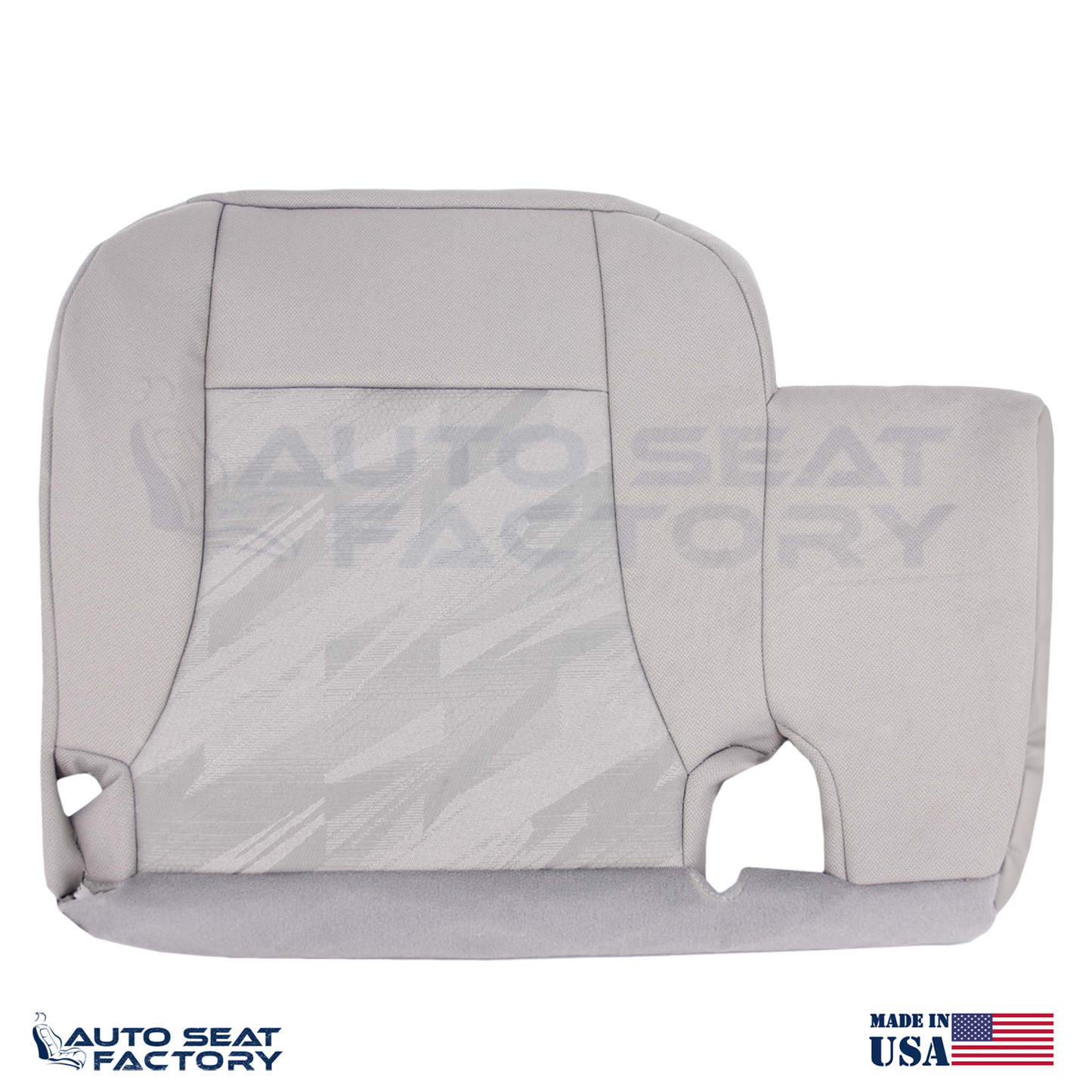 2010 2011 2012 Chevy Colorado Front Driver Split Bench 60 Gray Cloth Seat Cover - OEM-Style Replacement Seat Cover
