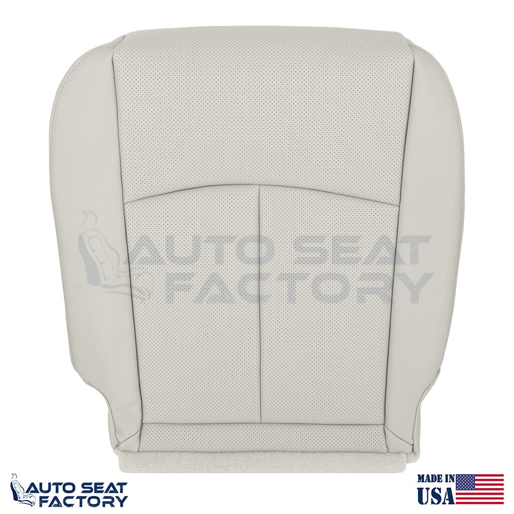 2014 - 2020 Fits Infiniti Q50 Driver Bottom Vinyl Seat Cover, PERFORATED - OEM-Style Replacement Seat Cover