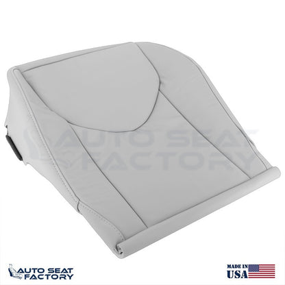 2006 - 2012 Fits Toyota RAV4 SOLID Driver Bottom Ash Gray Vinyl Seat Cover - OEM-Style Replacement Seat Cover