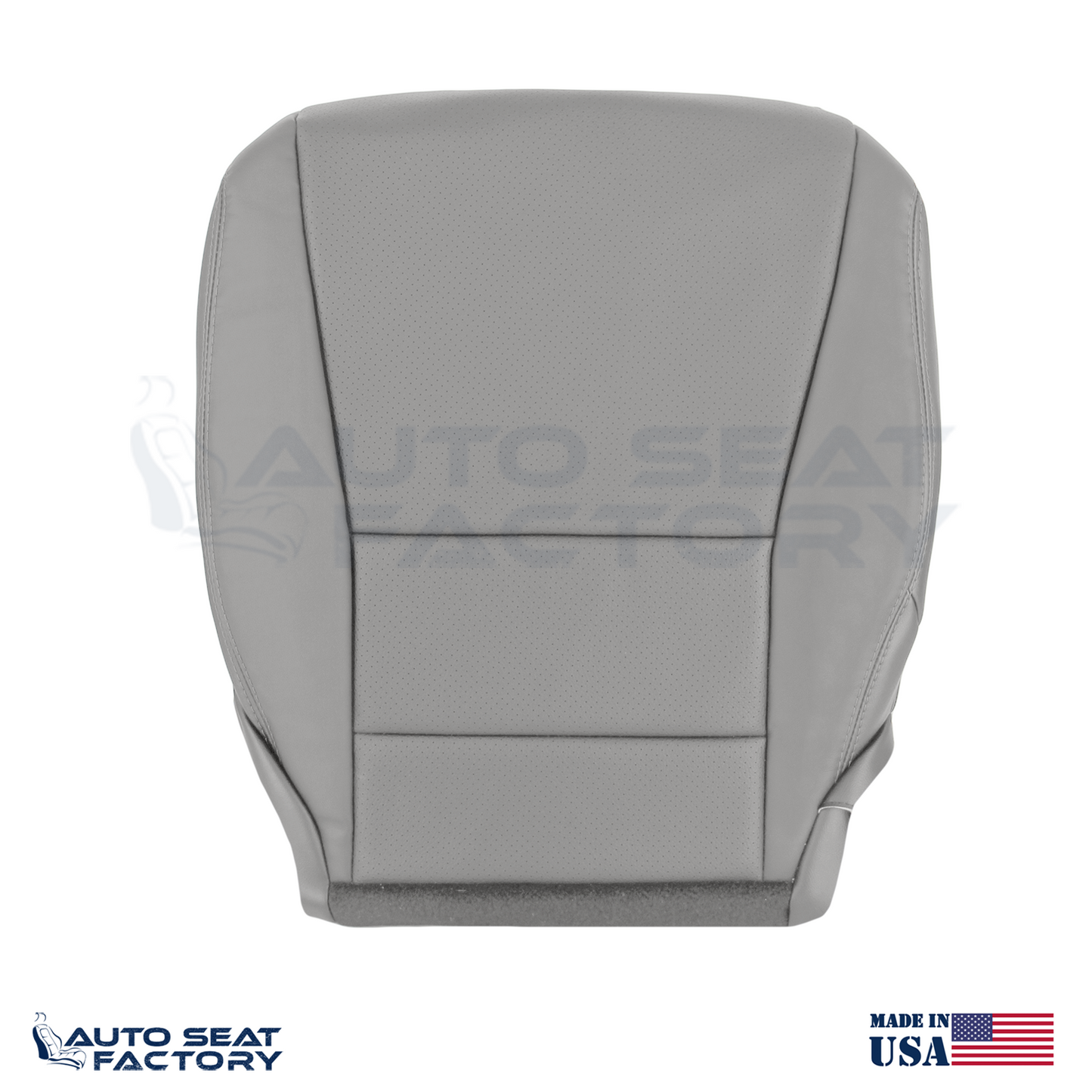 Vinyl Driver Side Bottom Seat Cover Perforated Fits 2013 - 2017 Honda Accord - OEM-Style Replacement Seat Cover