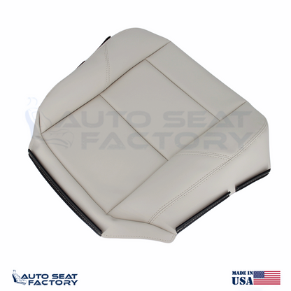 Replacement For 2007 -2010 Volvo C70 Left & Right Bottom Cream Vinyl Seat Covers - OEM-Style Replacement Seat Cover