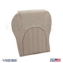2001 - 2005 Fits Jaguar XK8 Driver Bottom AGD Oatmeal Leather Seat Cover - OEM-Style Replacement Seat Cover