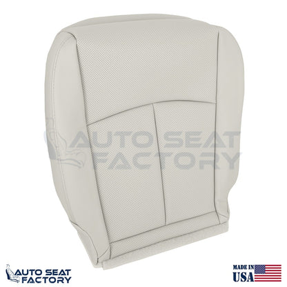 2014 - 2020 Fits Infiniti Q50 PASSENGER Bottom Gray Vinyl Seat Cover, PERFORATED - OEM-Style Replacement Seat Cover