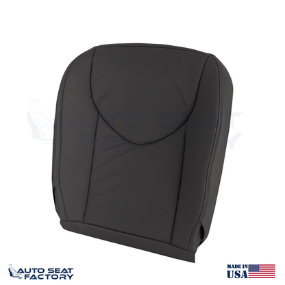 2006 - 2012 Fits Toyota RAV4 Perforated PASSENGER Bottom Black Vinyl Seat Cover - OEM-Style Replacement Seat Cover