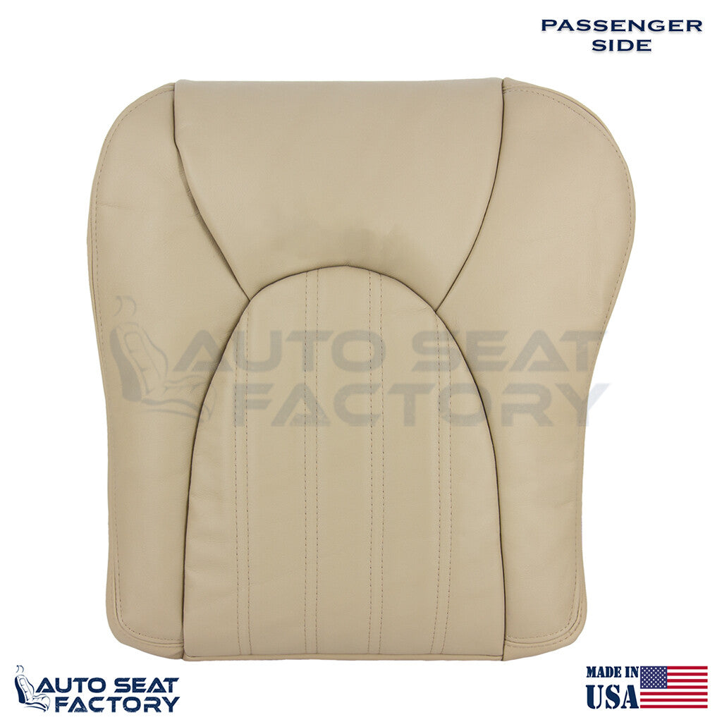 Replacement 1997 - 2000 Jaguar XK8 PASSENGER Bottom Leather Seat Cover - OEM-Style Replacement Seat Cover