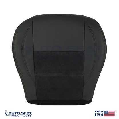 Replacement Black Seat Cover Fits 2006 - 2010 Dodge Charger RT Front Bottoms - OEM-Style Replacement Seat Cover