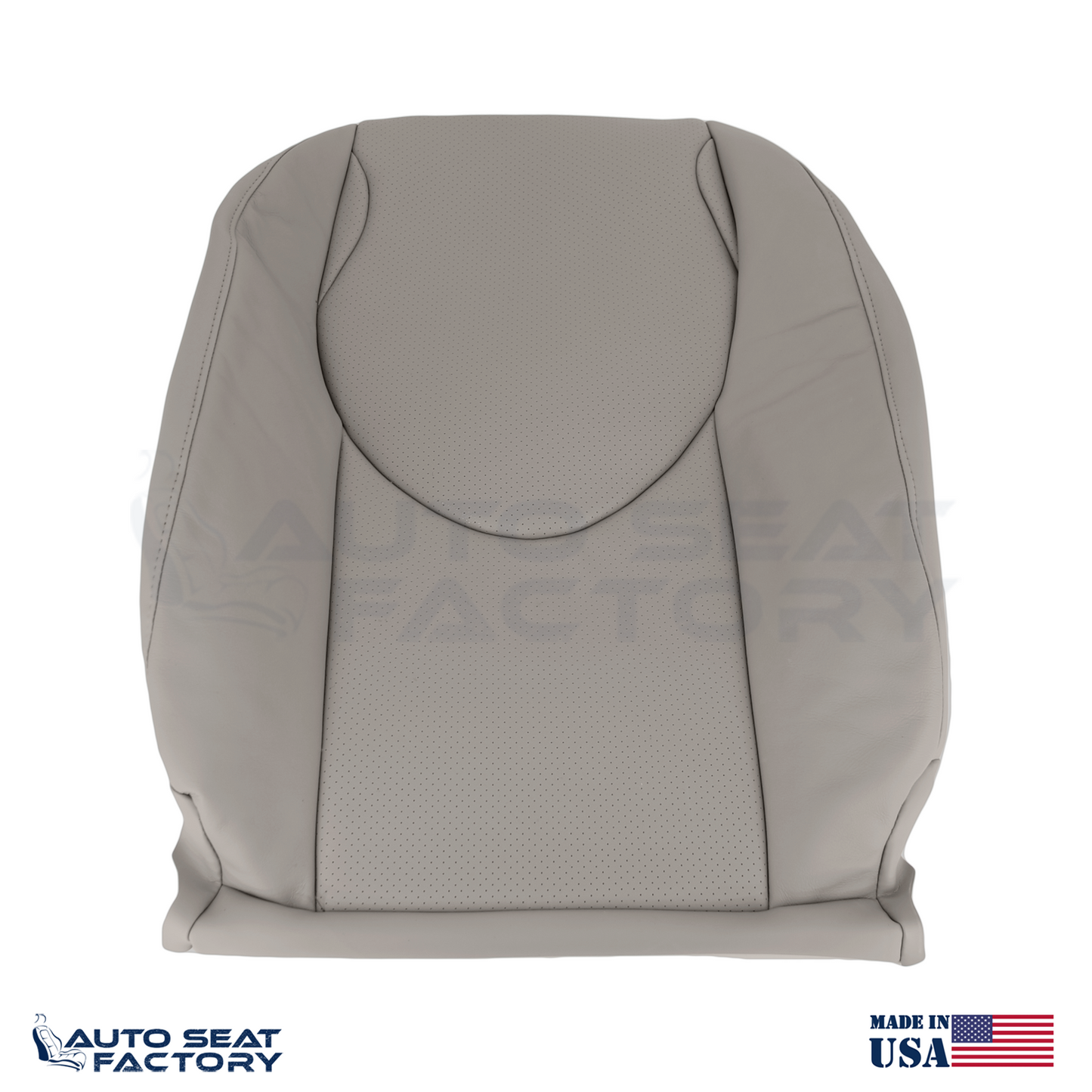 2006 - 2008 Fits Toyota RAV4 Perforated Driver Taupe Vinyl Seat Covers 2PCS - OEM-Style Replacement Seat Cover