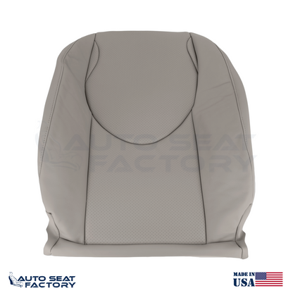 2006 - 2008 Fits Toyota RAV4 Perforated Driver Taupe Vinyl Seat Covers 2PCS - OEM-Style Replacement Seat Cover