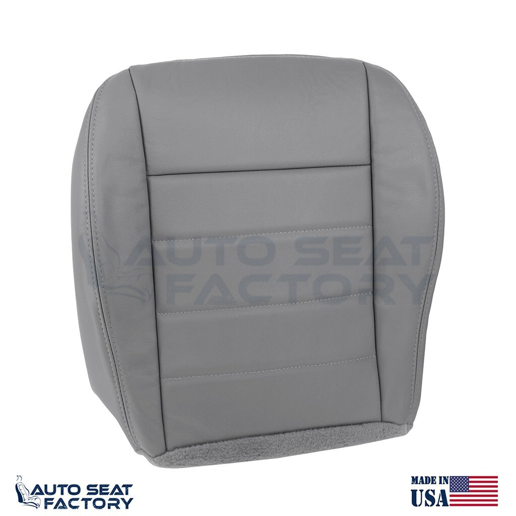 Fits 2006 - 2008 Dodge Magnum RIGHT Bottom Solid Lt Slate Gray Vinyl Seat Cover - OEM-Style Replacement Seat Cover