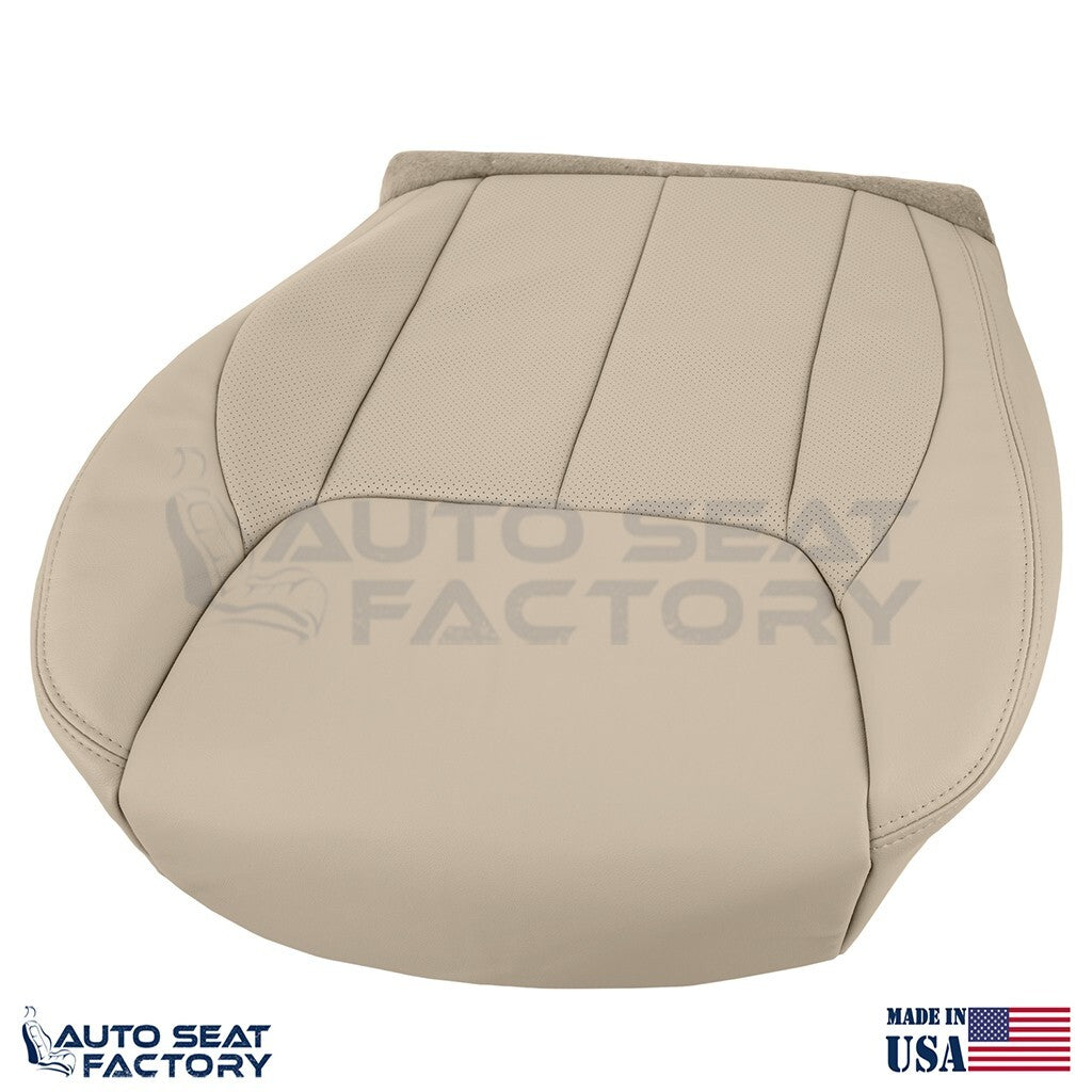 For 2006 - 2011 Cadillac DTS LEFT & RIGHT Bottom Cashmere Vinyl Seat Cover, Perf - OEM-Style Replacement Seat Cover
