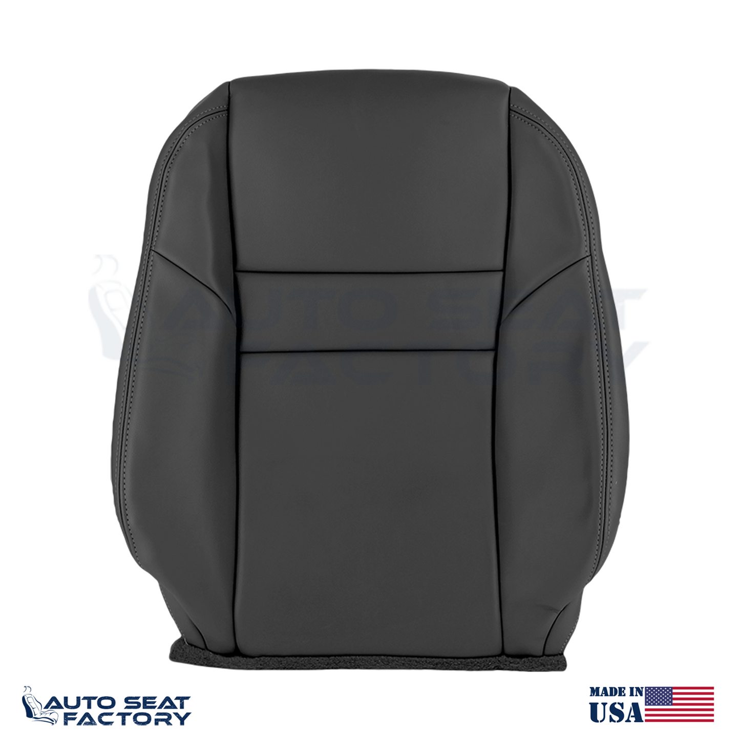 Fits 2003 - 2007 Honda Accord Sedan PASSENGER Top Synthetic Leather Seat Cover - OEM-Style Replacement Seat Cover