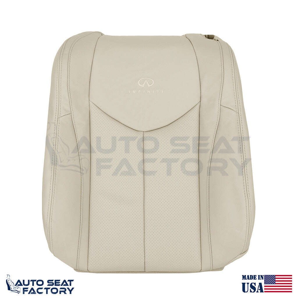 Perforated PASSENGER Top Seat Cover Fits 2009 - 2013 Infiniti G37 CONVERTIBLE - OEM-Style Replacement Seat Cover