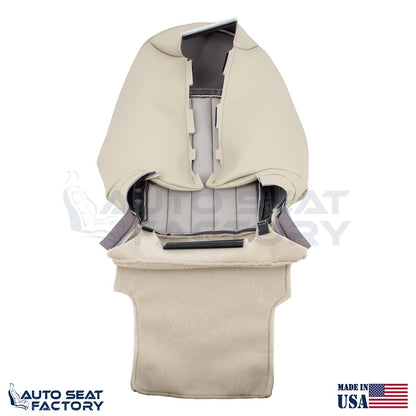 2014 - 2017 Fits Infiniti QX50 PASSENGER Top & Bottom Wheat Leather Seat Covers - OEM-Style Replacement Seat Cover