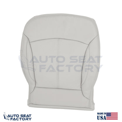 Fits 2010 - 2013 Buick LaCrosse RIGHT Top & Bottom Gray Vinyl Seat Covers, Perf. - OEM-Style Replacement Seat Cover
