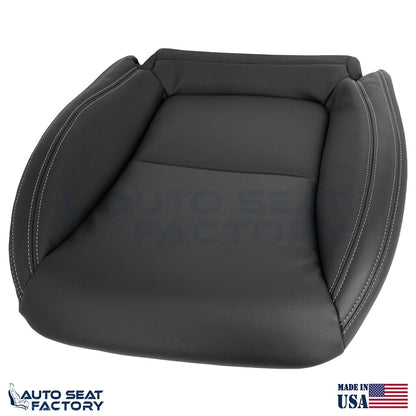 Fits 2012 - 2016 Mercedes Benz SLK Front Driver Bottom Black Seat Cover - OEM-Style Replacement Seat Cover