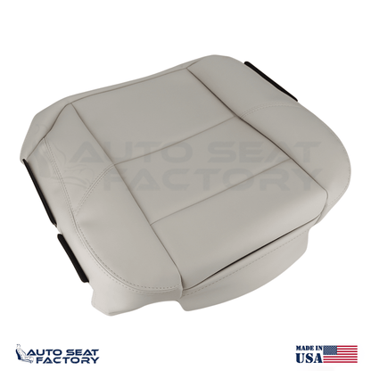 Replacement Fits 2007 - 2010 Volvo C70 Driver Side Bottom Cream Vinyl Seat Cover - OEM-Style Replacement Seat Cover
