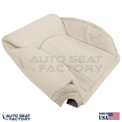 2014 - 2017 Fits Infiniti QX50 PASSENGER Top & Bottom Wheat Leather Seat Covers - OEM-Style Replacement Seat Cover