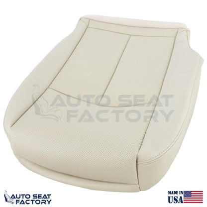 2014 - 2020 Fits Infiniti Q50 LEFT & RIGHT Bottom Wheat Vinyl Seat Covers, PERF. - OEM-Style Replacement Seat Cover
