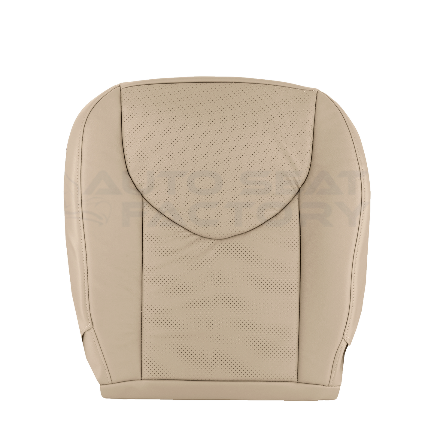 2009 -2012 Fits Toyota RAV4 Perforated Lower Left & Right BEIGE Vinyl Seat Cover - OEM-Style Replacement Seat Cover