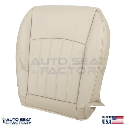 2014 - 2017 Fits Infiniti QX50 PASSENGER Top & Bottom Wheat Leather Seat Covers - OEM-Style Replacement Seat Cover