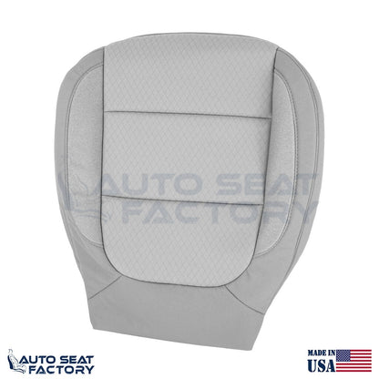 2019 - 2022 Chevy Silverado/ GMC Sierra PASSENGER Bottom Gray Cloth Seat Cover - OEM-Style Replacement Seat Cover