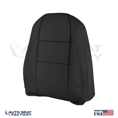 Fits 2007 - 2010 Volvo C70 PASSENGER Side Top & Bottom Black Vinyl Seat Covers - OEM-Style Replacement Seat Cover