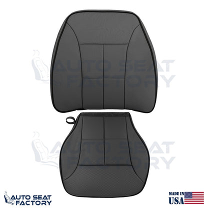 Fits 2007 - 2010 Lincoln MKX Black Vinyl Seat Covers w/ Piping, Perforated - OEM-Style Replacement Seat Cover