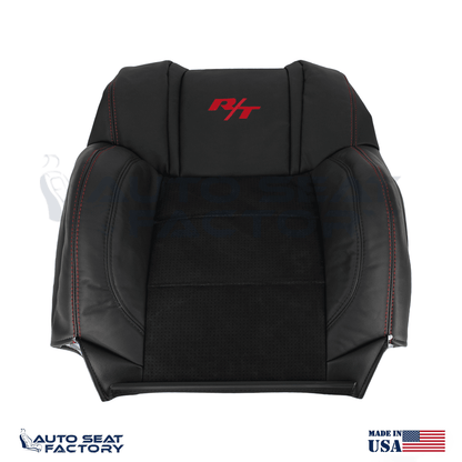 Replacement Black Seat Cover Fits 2006 - 2010 Dodge Charger RT Front Tops - OEM-Style Replacement Seat Cover