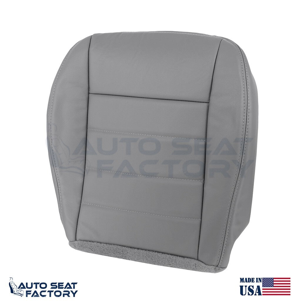 Fits 2006 - 2008 Dodge Magnum RIGHT Bottom Solid Lt Slate Gray Vinyl Seat Cover - OEM-Style Replacement Seat Cover