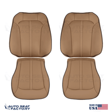 Replacement 2011 -2015 Lincoln MKX Perforated Canyon Vinyl Seat Covers 4PCS - OEM-Style Replacement Seat Cover