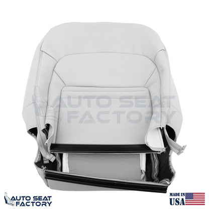 2011 - 2013 Fits Nissan Rogue PASSENGER Top Perforated Gray Vinyl Seat Cover - OEM-Style Replacement Seat Cover