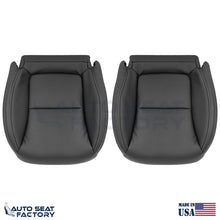 Fits 2012 - 2016 Mercedes Benz SLK Left & Right Bottom Black Vinyl Seat Covers - OEM-Style Replacement Seat Cover