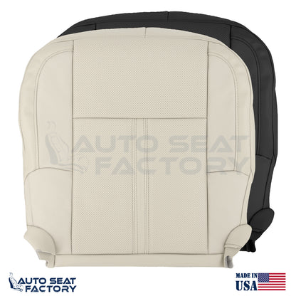 Fits 2009 - 2012 Lincoln MKS Perforated PASSENGER Side Bottom Vinyl Seat Cover - OEM-Style Replacement Seat Cover