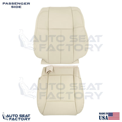 Replacement 2006 - 2010 Fits Infiniti M45 M35 Front Wheat Leather Covers, Perf. - OEM-Style Replacement Seat Cover