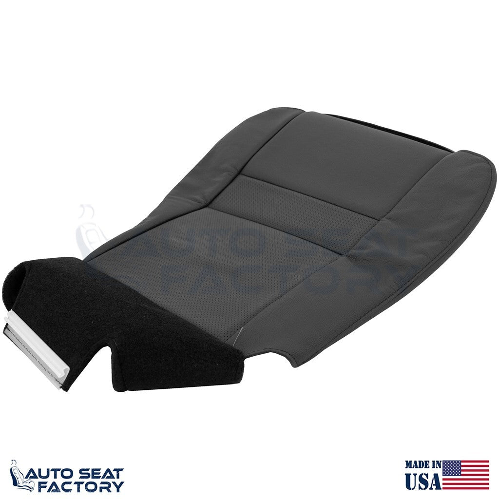 Fits 2006 2007 Chevy Monte Carlo PASSENGER Driver Perf. Black Vinyl Seat Cover - OEM-Style Replacement Seat Cover