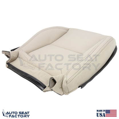 Fits 2012 - 2016 Mercedes Benz SLK PASSENGER Lower Sahara Beige Vinyl Seat Cover - OEM-Style Replacement Seat Cover