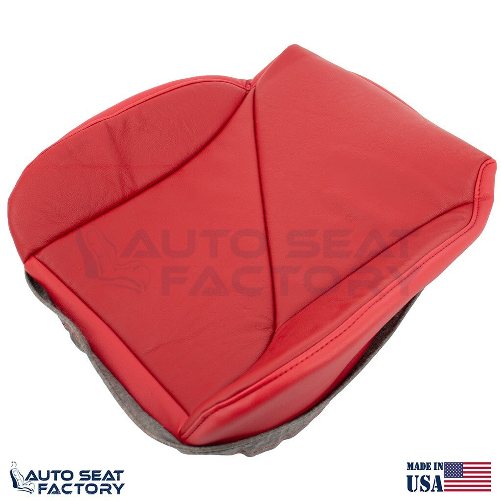 Fits 1994 Chevy Corvette PASSENGER Side Bottom Red Vinyl Seat Cover - OEM-Style Replacement Seat Cover